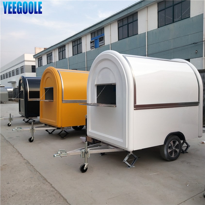  YG-LC-01S Mobile airstream hot dog cart fast food truck food truck trailer coffee vending food cart for sale in dubai