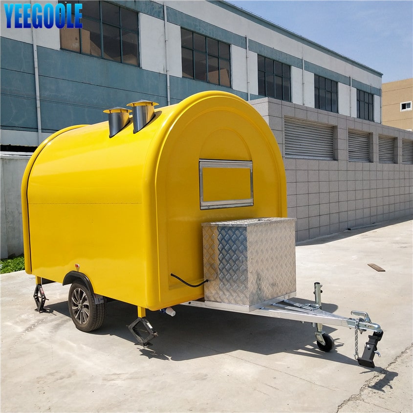 YG-LSS-01 YEEGOOLE China Factory Commercial Solar Power Used Concession Fast Food Trailer Mobile Food Trailer FOOD CART