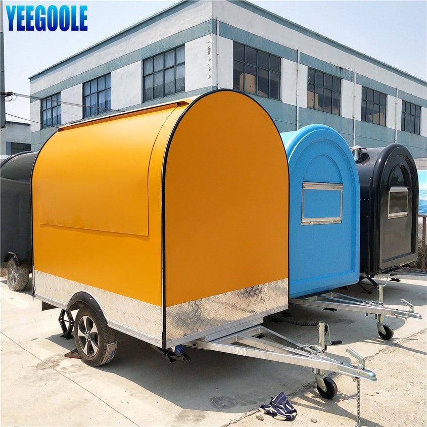 YG-FPR-02 Top Quality Customized Made Mobile Food Churros Trailer Burger Food Trailer
