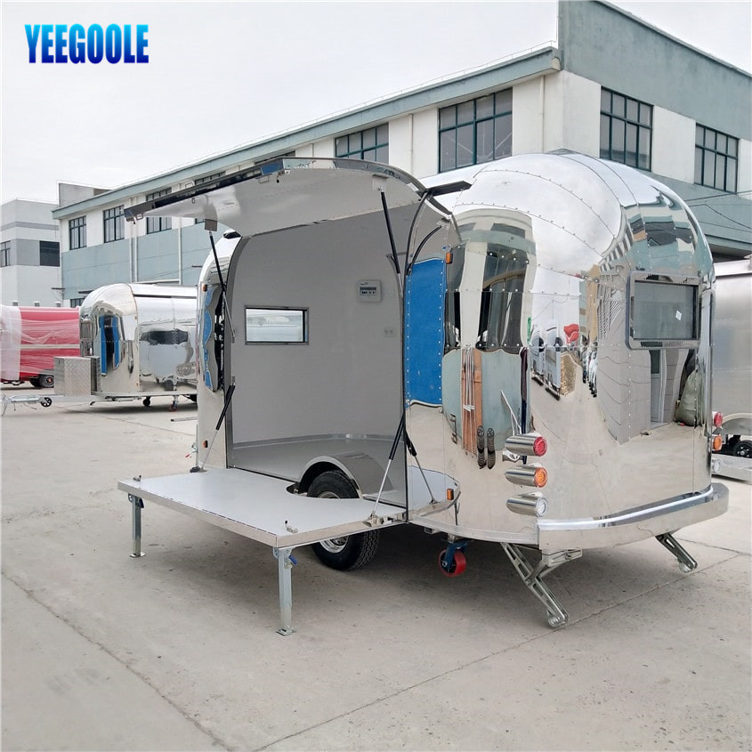 YG-TZ-66 Best Quality Mobile Kebab Van,fast Food Trailer for Sale,coffee Vending Van