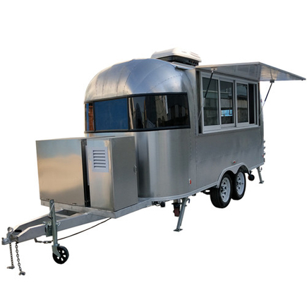 Steel food trailer