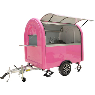 YG-LC-01S Food kiosk Mobile Food Cart Fibreglass Mobile Cooking & Coffee Catering Van Trailer