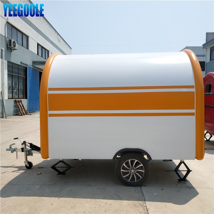 YG-LSS-01 Perfect After-sale Service Used Food Trucks for Sale in Germany European Union Mobile Food Cart Food Trailer CE