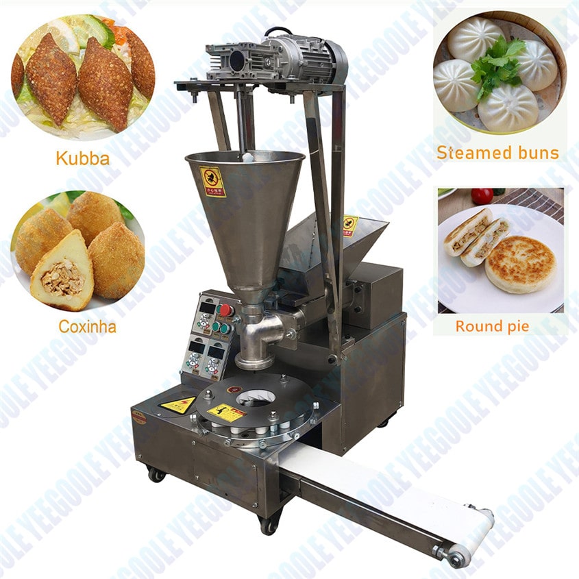 Automatic Dumpling Momo Making Machine，Steamed Stuffed Bun Machine，Baozi Filling Machine,kubba