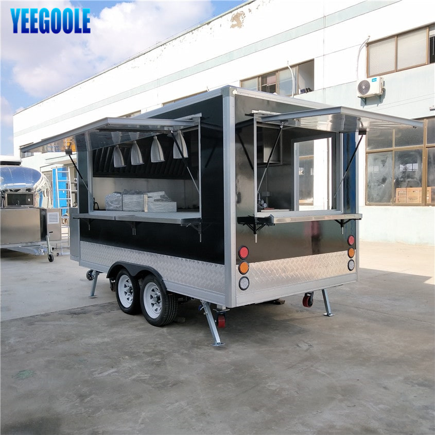 YG-FPR-04 On Sale Hot Dog Outdoor Food Cart/ Street Food Carts / Coffee Carts 