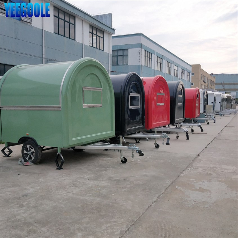 YG LSS Chinese Manufacturers Europe Catering Trailer Food Trucks Mobile Food Trailer Used