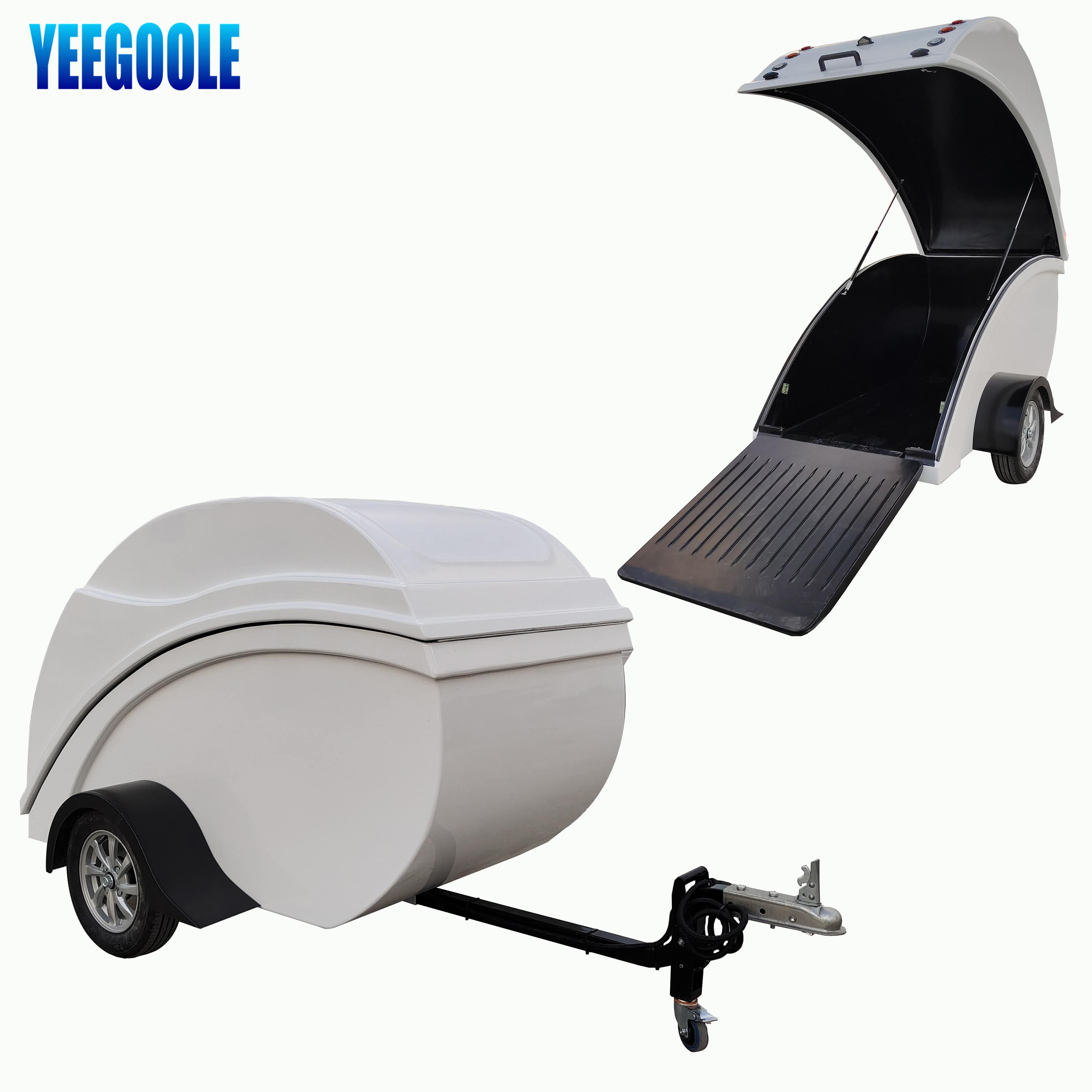 YG-FRP-01 Mini household trailer,Mobile convenience car，Mini husholdningstrailer，Mini huishoudelijke aanhanger