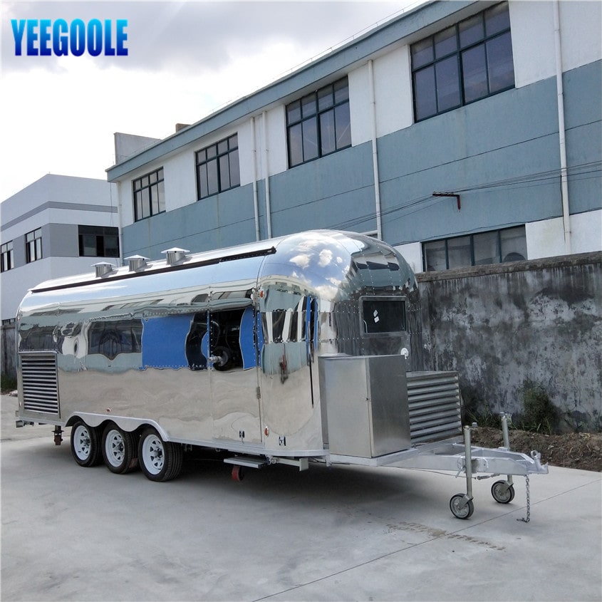 YG-TZ-66 mobile stainless steel food cart Mobile Hot Dog Carts,concession trailer,towable ice cream trailer for sale 